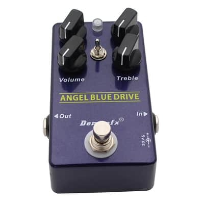 Demonfx ANGEL BLUE DRIVE Guitar Effect Pedal Overdrive With 2 mode Toggle Switch image 5