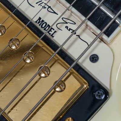Gibson Custom Shop Elliot Easton Left-Handed SG - White & Gold w/Cs & Box image 15