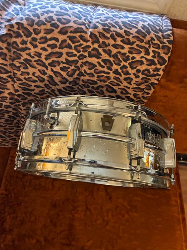 Ludwig No. 400 Supraphonic 5x14" 10-Lug Aluminum Snare Drum with Keystone Badge
