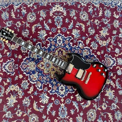 Gibson SG Standard '61 2022 - Cardinal Red Burst - Case - Paperwork image 6