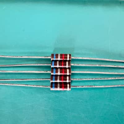 NOS 5x 6.8K 0.5W 1/2W 10% CARBON COMPOSITE COMP RESISTORS FOR TUBE AMP HIFI AMPLIFIER image 2