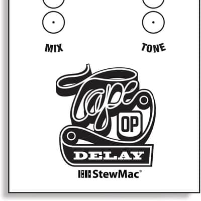 StewMac Tape Op Delay Pedal Kit, With White Enclosure (2353-W) image 2