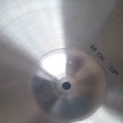 Sabian EARLY VINTAGE 15" PRE- AA Regular HI HAT CYMBALS  RARE ORIGINAL BAG NEAR MINT image 13