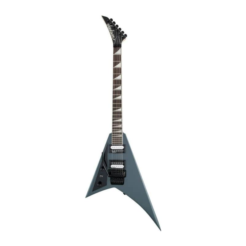 Jackson JS Series Rhoads JS32 LH 6-String Electric Guitar with Poplar Body, Maple Neck, and Amaranth Fingerboard (Satin Gray) image 1