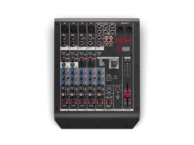 HH Audio Q8FX 8-Channel Analog Mixer with Effects image 1