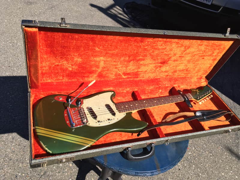 Fender Lefty, Left Handed Competition Mustang 1970 Lake Placid