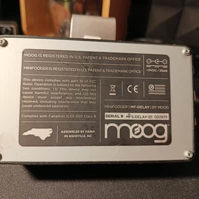 Moog Minifooger MF Delay 2010s - Black image 3