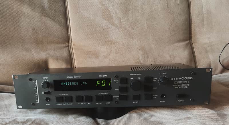 Dynacord DRP 20 DRP-20 Digital FX Processor black,EXCELLENT! image 1