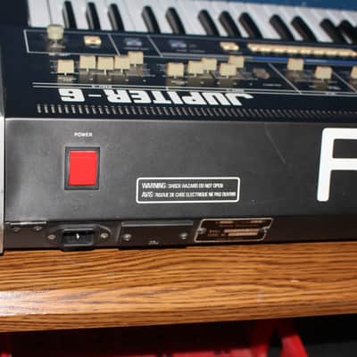 Roland Jupiter 6 JP 6 with Midi + Soft Case - Very Clean - Serviced image 13