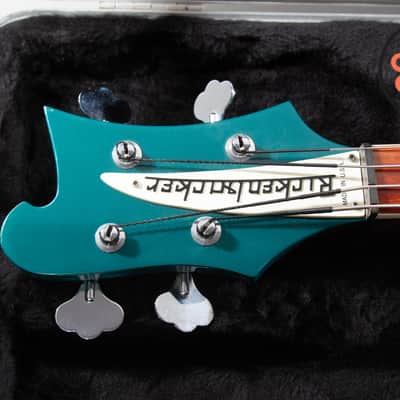 2004 Rickenbacker 4003 Turquoise Rare Color OHSC Paperwork All Original image 3