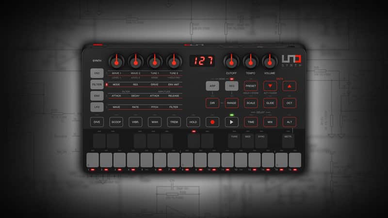 IK Multimedia UNO Analog Synth 2018 - Present - Black image 1