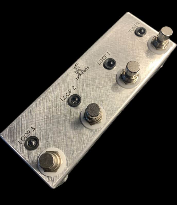 Loop-Master Pedals 3-Loop Mini True Bypass Looper Loop Pedal Switcher w/Tuner Mute MADE IN USA! IN STOCK! image 1