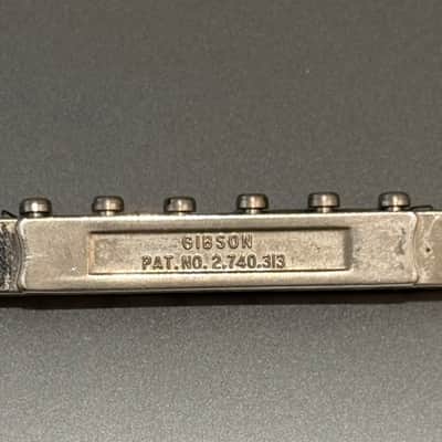 Gibson ABR-1 Tune-O-Matic Bridge 1980's, Nickel, Les Paul, SG, 335 image 2