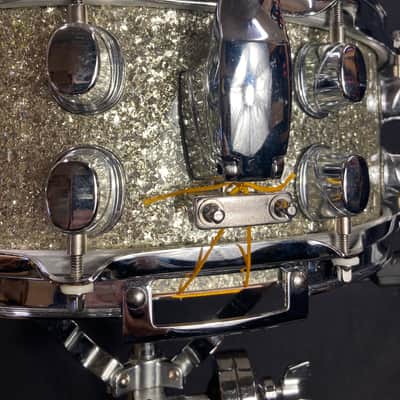 Mapex - 5x14" Saturn Series Snare Drum 2014–2015 - Silver Sparkle image 6