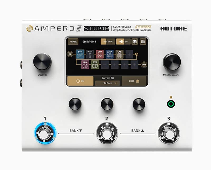 Hotone MP-300 Ampero II Stomp Amp Modeler/Multi-FX Pedal image 1