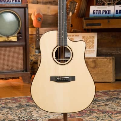 Bedell Limited Edition Adirondack/Figured Indian Rosewood Dreadnought Cutaway Acoustic Guitar #4014 image 5