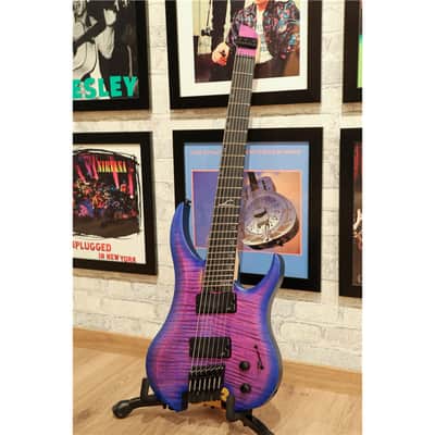 LEGATOR Ghost Super Shred 7-strings Multiscale Hypernova Blue image 2