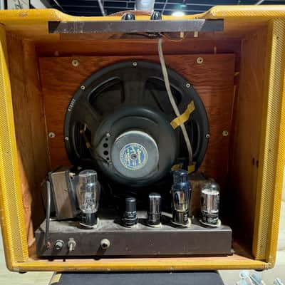 Fender Tweed Bassman 1952 - magnificent Tweed example ready to enjoy w/your Tele, Strat or P Bass ! image 13