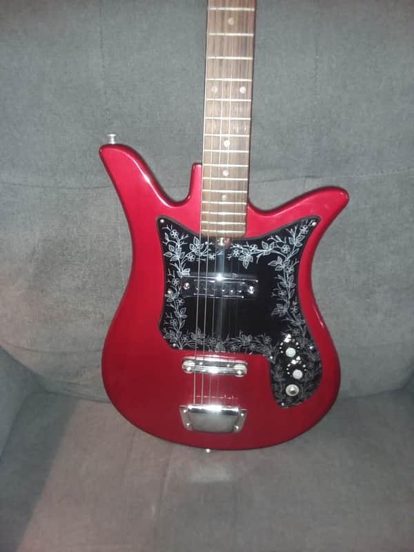 Teisco / Del Rey Tulip E-110 60s or 70s - Red image 1