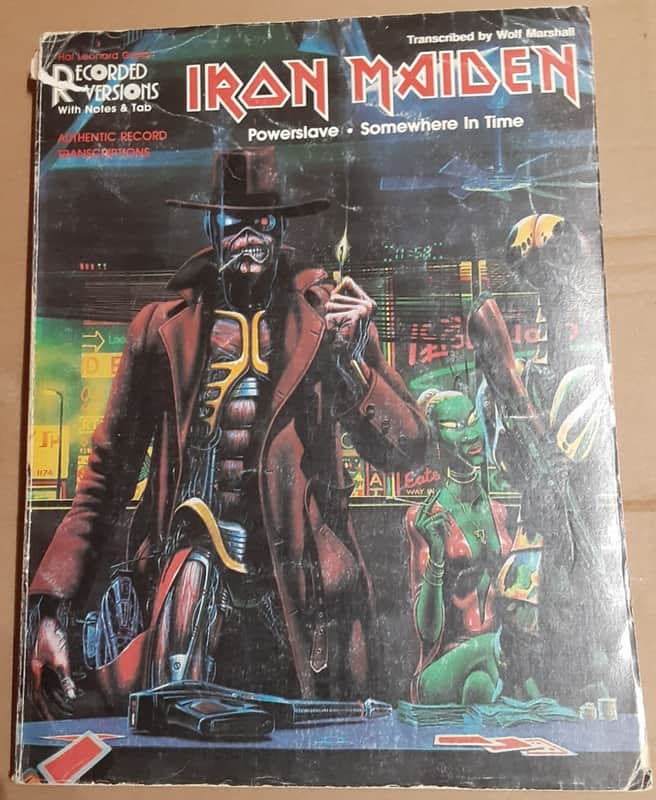 Iron Maiden - Powerslave / Somewhere in Time Guitar Tab Book Tablature Songbook image 1