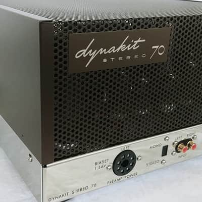 Dynaco ST-70 / Dynakit Stereo 70 Tube Amplifier w/ Evolution 4T Dual Triode Driver, w/ Tubes & Cover image 2