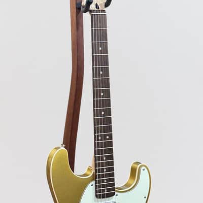 Fender Squier Paranormal Custom Nashville Stratocaster Electric Guitar - Aztec Gold image 4