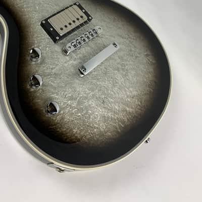 ESP Eclipse Custom Silver Liquid Metal Burst LEFT HANDED Electric Guitar LH + Hard Case MIJ - NEW - IN STOCK image 3