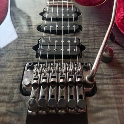 Ibanez RG8570Z-BRE J. Custom with Rosewood Fretboard 2017 - 2019 - Black Rutile US CUSTOMERS TARIFF FEES ARE INCLUDED IN SHIPPING COST AND PREPAID image 5