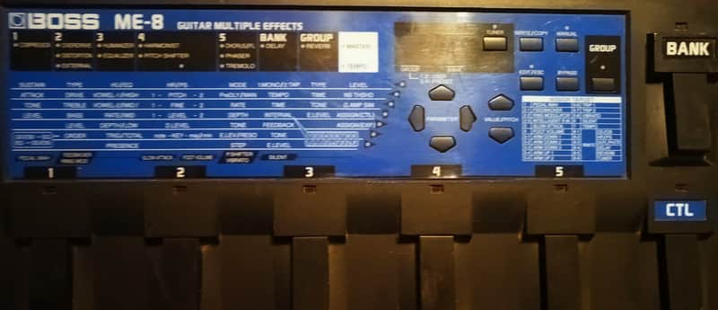 Boss ME-8 Guitar Multiple Effects Pedal | Reverb