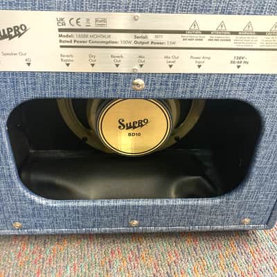 Supro Montauk Model 1608R Class A 1X10 Combo Tube Amp for Guitar-BD10 Speaker image 3
