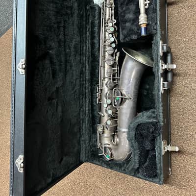 C. G. Conn Melody Alto Saxophone with Hard Shell Case Silver Plated - USED image 1