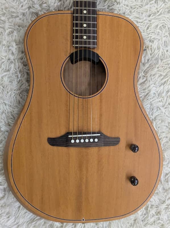 Fender Highway Acoustic Electric Mahogany Dreadnought Performance Guitar w/Bag image 1