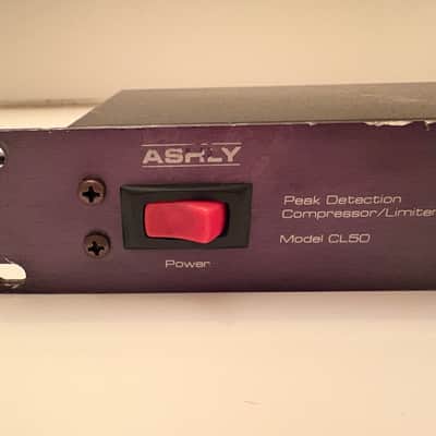 Ashly CL-50 Black Face Peak Detection Compressor Limiter VCA Made in USA image 3