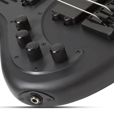 Schecter Stiletto-4 Stealth Pro EX LH Satin Black image 7