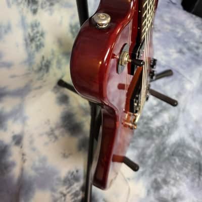 2010 Silvertone Samick Solid Body Guitar Pro Setup New Strings Gigbag image 6