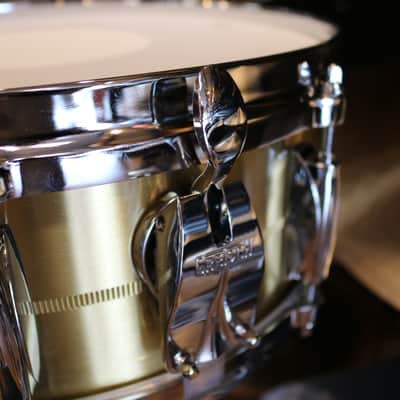 Gretsch USA Custom 5X14- Bell Brass Snare Drum - Open Box image 2