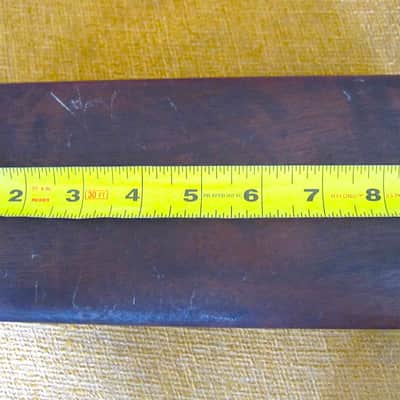 Vaughncraft W4.5 10" Large Mahogany Wood Block - Vintage image 5