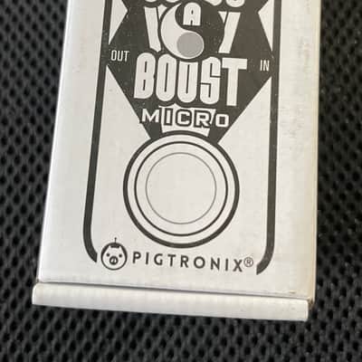 Pigtronix Class A Boost Micro 2018 - White / Black image 1