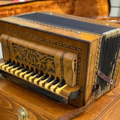 Hohner Button Box Diatonic Accordion Germany Unknown Model (1920s) image 2