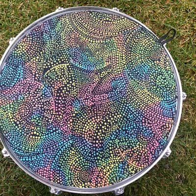 14" reversible Drum Bunny cloth drum cover - partial mute - dampener - compare to Drum Tortillas, Quesadilla, Big Fat Snare image 3
