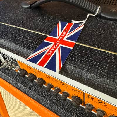 Orange Amplification SUPER STACK ROCKERVERB 100 H & PPC412 Cabinet 4x12” Made in UK image 11
