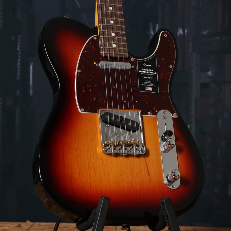 Fender American Professional II Telecaster Rosewood Fingerboard 3-Color Sunburst (serial- 0918) image 1