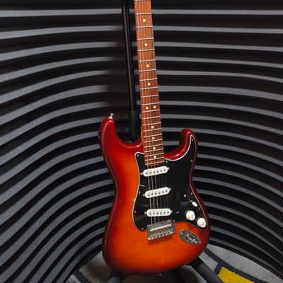 Fender Player Stratocaster HSS Plus Top with Maple Fretboard 2019 - 2024 - Aged Cherry Burst image 1