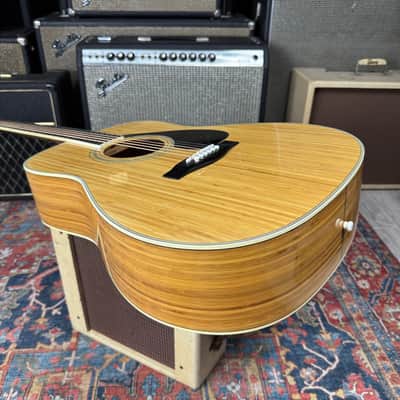 Yamaha FG B1N Bamboo Dreadnaught Acoustic - 1990 image 14