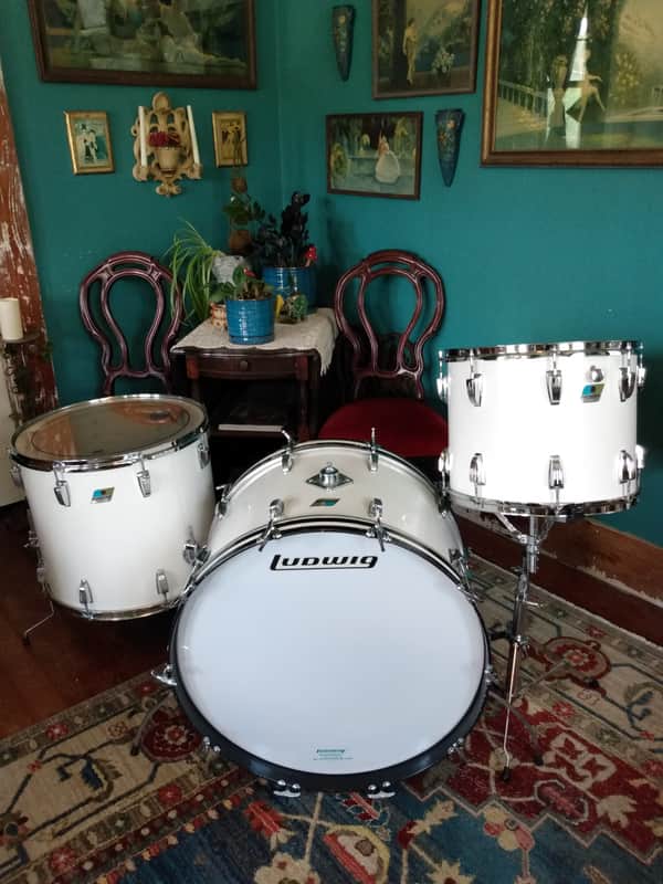 70s Ludwig Kit - 24/15/18 w/ Multiple Tom Mounts image 1