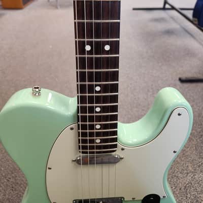 Used 2017 Fender Limited Edition American Professional Telecaster with Solid Rosewood Neck - Surf Green w/ Fender Molded Hard Case image 9