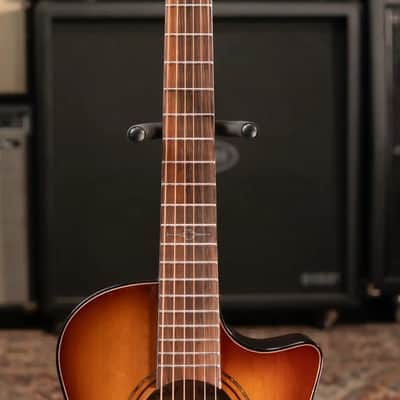 Alvarez Artist Elite Acoustic Electric Little Jumbo Travel Guitar - Shadowburst with Gig Bag image 5