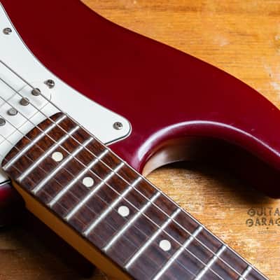 2007 Fender USA American Highway One Stratocaster Wine Red satin nitro rosewood fretboard image 19