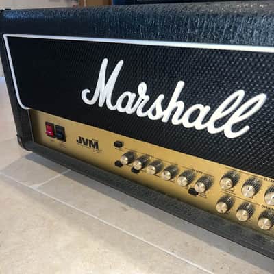Marshall JVM205H 2-Channel 50-Watt Guitar Amp Head 2008 w/footpedal in box, Black, with case image 2