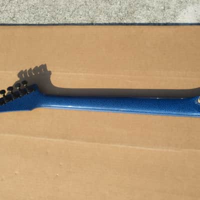 Vintage 80s Roscoe Blue Leopard Guitar Neck Rare image 5